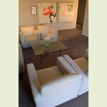 Original paintings in common area