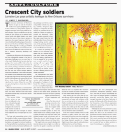 August 30, 2007 edition of the Orlando Weekly; article titled Crescent City soldiers